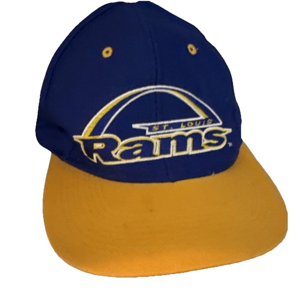St. Louis Rams Vintage Logo 7 Snapback Hat In Great Condition
